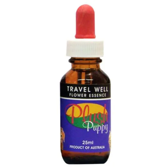 Plush Puppy Travel Well Flower Essence drops (køresygedråber)