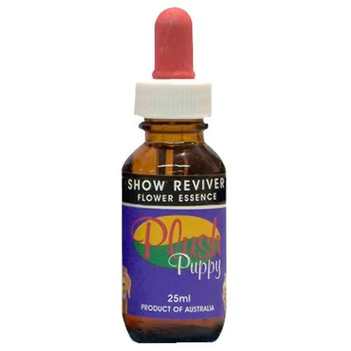 Plush Puppy - Show Reviver Flower Essence Drops (energi boost til hunde)