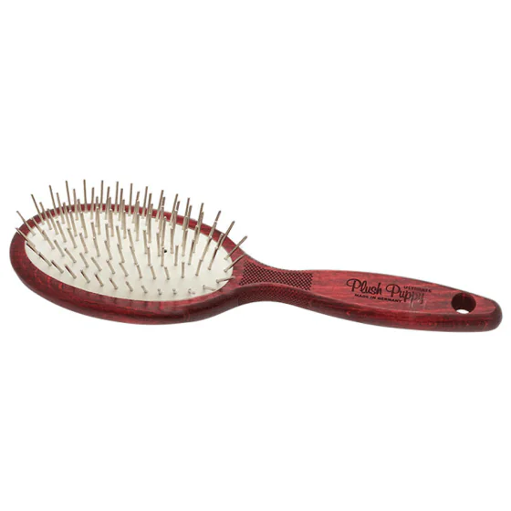 Plush Puppy - Ultimate Thick Pin Brush - Hundebørste m. tygge pigge